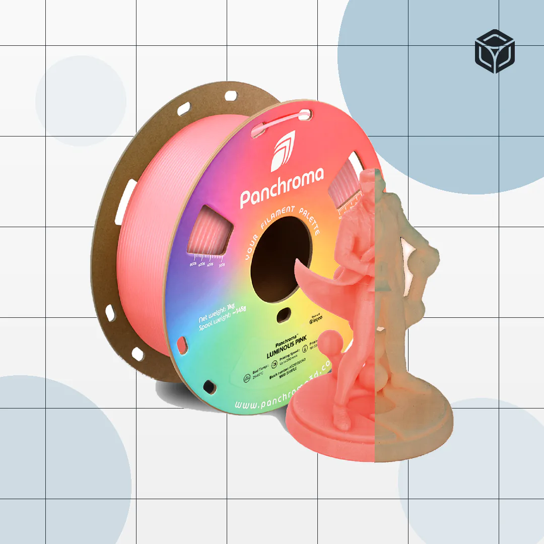 Panchroma Luminous 螢光 PLA｜穩定成型線材