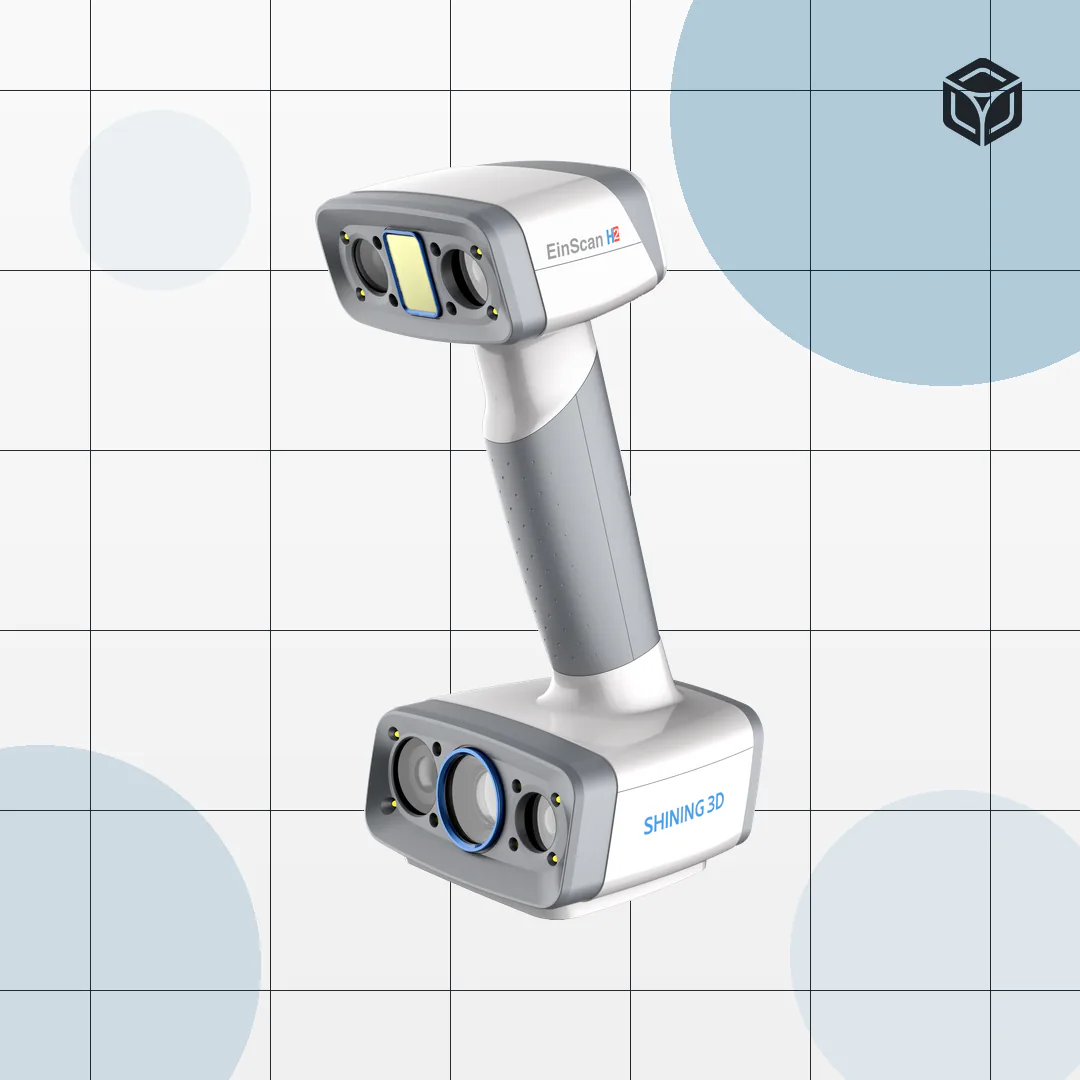 EinScan H2 雙光源彩色手持3D掃描器｜手持 3D 掃描方案