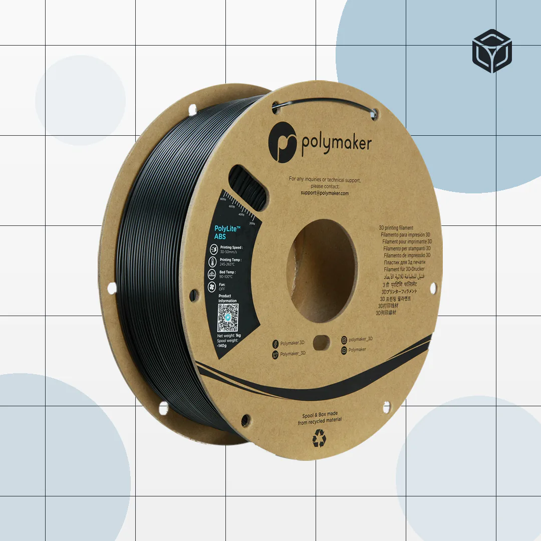 Polymaker PolyLite ABS｜耐熱抗衝擊 ABS 線材