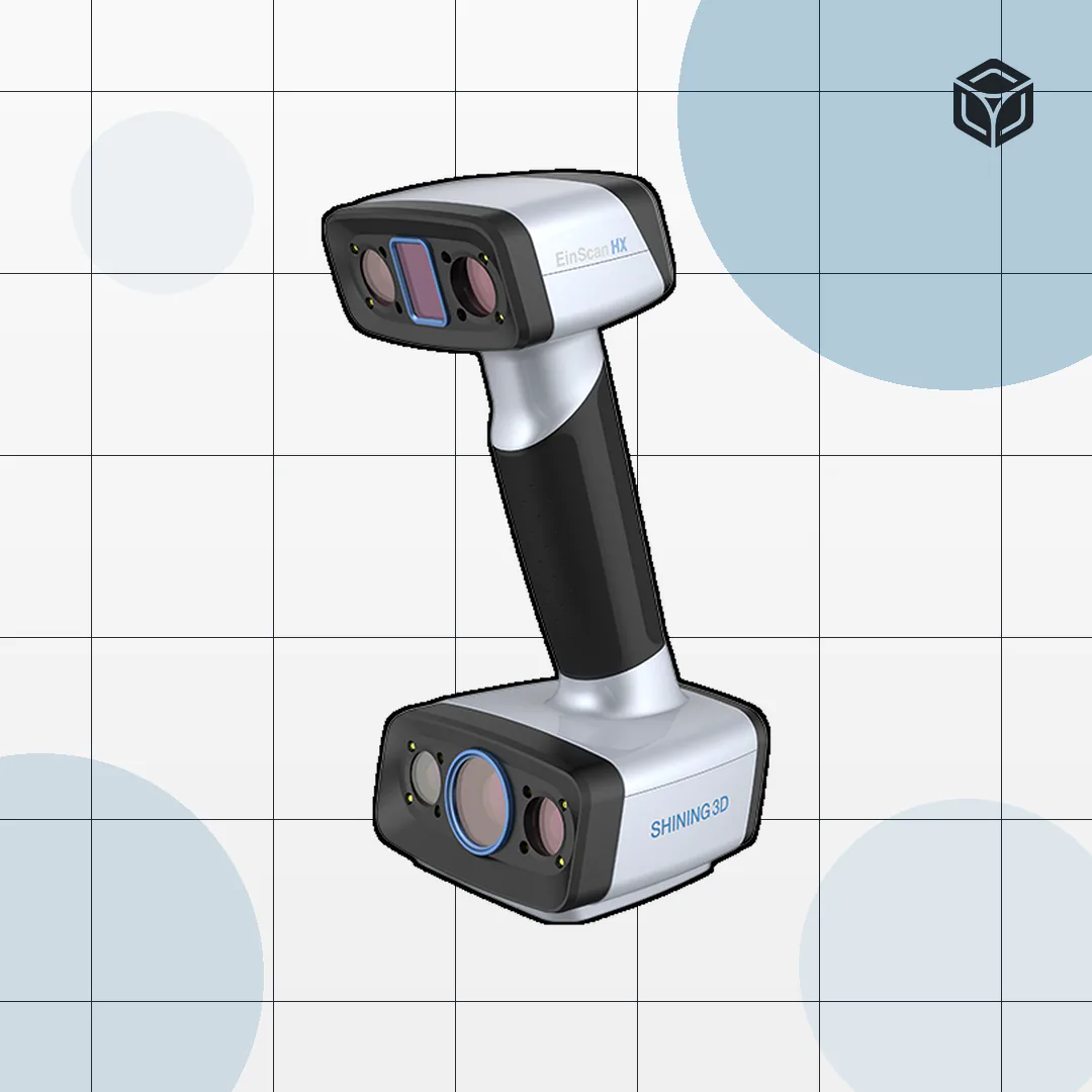 EinScan HX 雙藍光雷射手持3D掃描器｜手持 3D 掃描方案