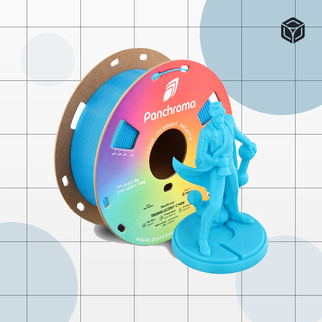 Panchroma Translucent PLA 半透明｜穩定成型線材